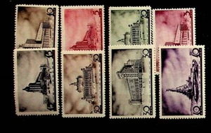 RUSSIA Sc 597-604 NH ISSUE OF 1937 - ARCHITECTS CONGRESS - Picture 1 of 1