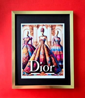 ALEXANDER DULAC DIOR Spirit Firmado a Mano Impresión Auténtica Edición Limitada de 10 Certificado de Autenticidad! Foto 1 de 3