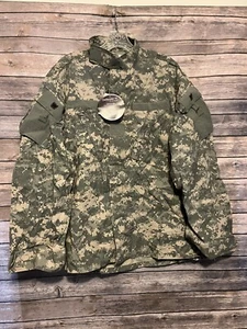 US Army Military Digital Flame Resistant Defender M Combat Coat Jacket Large Reg - Picture 1 of 10