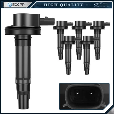 ECCPP 6 Ignition Coils For 2011-2014 Ford F-150 3.7L 2009-2016 Ford Flex 3.5L V6 - Image 1 of 4