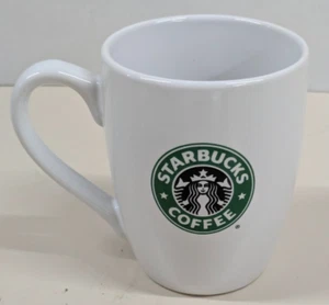 Taza de café oficial Starbucks 2008 10,2 fl oz sirena blanca - Imagen 1 de 4