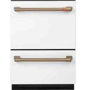 Café - 24" Top Control Built-In Double Drawer Dishwasher, Customizable - Matte W - Picture 1 of 5