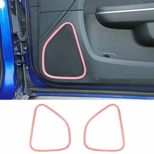 Pink ABS Door Speaker Ring Cover Decorative Trim Fit for Dodge Charger 2011-2021 - Foto 1 di 9