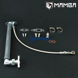 Turbo Oil Feed & Return Line TOYOTA Land Cruiser Prado Hilux 1KZ-TE with CT12B - Picture 1 of 4