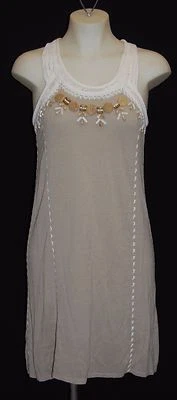 Vestido de Verano NANETTE LEPORE Mad-Cap Cambio con Top Adornado a Crochet S $278 Foto 1 de 4