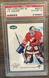 J.S. Giguere 1994-95 Parkhurst #SE270 PSA 10 Rookie Card Ducks Cup Winner - Picture 1 of 2