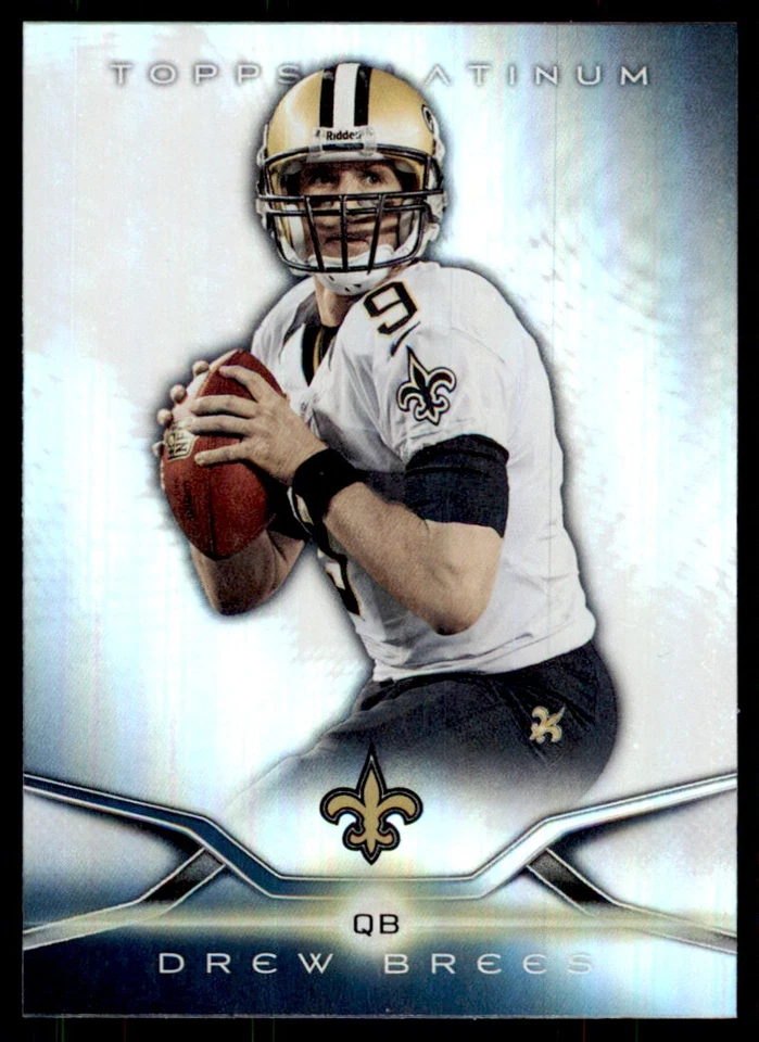 2014 Topps Platinum. Drew Brees B Football Cards #18 - Image 1 of 2
