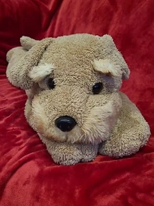 Peluche grande Schnauzer cachorro perro floppy 30". - Imagen 1 de 10