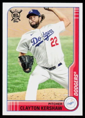 2021 Topps Big League Clayton Kershaw #37 BASEBALL Los Angeles Dodgers - Image 1 of 2