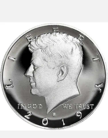 2019 S KENNEDY HALF DOLLAR  99.9% SILVER PROOF Cover