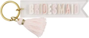 Santa Barbara Design Studio Wedding Acrylic Key Chain, 4-Inches Long, Bridesmaid - Picture 1 of 1