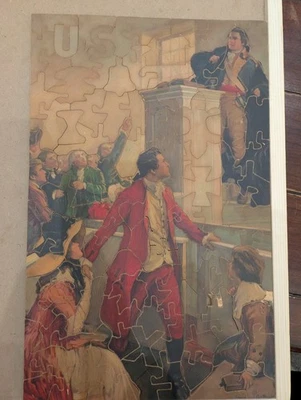 Vintage Pastime Puzzle Wood Jigsaw 100 Piece Title In Description. - Image 1 of 4