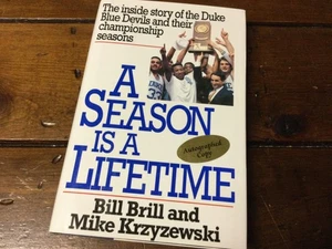 ** SIGNED 1st Ed ** MIKE KEZYZEWSKI ** A Season is a Lifetime ** BECKETT COA ** - Imagen 1 de 8