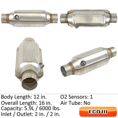 后催化转换器适用于 1999 - 2002 年大众甲壳虫涡轮 1.8L L4 气体 DOHC — 第 1/4 张图片