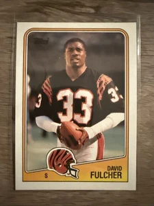 1988 Topps David Fulcher RC #349 Cincinnati Bengals Rookie - Picture 1 of 2