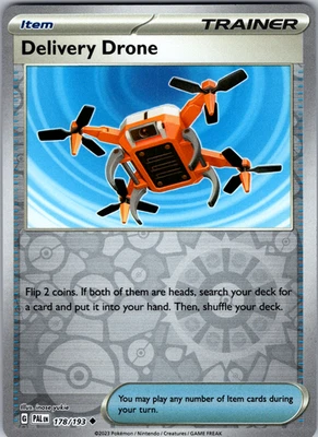Delivery Drone Reverse Holo 178/193 SV02: Paldea Evolved Uncommon - NM - Image 1 of 2
