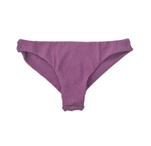 Nuevo Bikini Billabong Verano Tanga Alto Parte Inferior Talla Pequeña Texturizado Púrpura $45 - Imagen 1 de 9