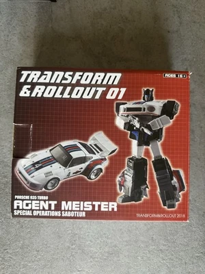 🤖 Transformers Masterpiece Agent Meister TR-01 (Jazz) Transform & Rollout - Immagine 1 di 2