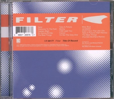 Filter Titel Von Record CD USA Craft Recordings 2019 CR00177 - Bild 1 von 3