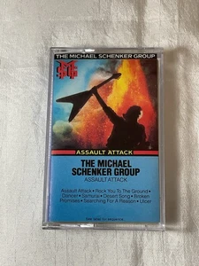 THE MICHAEL SCHENKER GROUP ~ Assault Attack (Cassette Chrysalis 1982)  Metal - Picture 1 of 4
