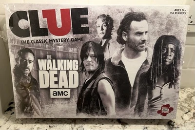 THE WALKING DEAD AMC CLUE USAOPOLY HASBRO BOARD GAME FACTORY SEALED - G9 - Image 1 of 3