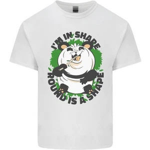 Camiseta Divertida De Niños Panda Oso Sobrepeso Grasa Humor - Imagen 1 de 21