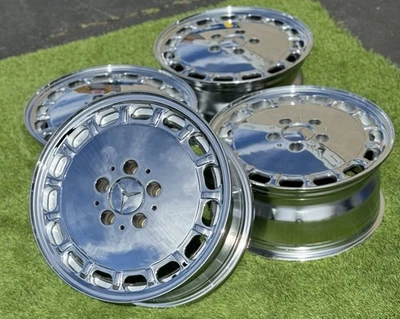 4- New Chrome 15” Mercedes SL560 SL500 SL320 OEM  Wheels Rims 65139 - Image 1 of 4