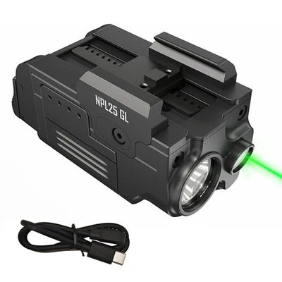 Nitecore NPL25 GL Flashlight 900 Lumen Green Laser Sight Flashlight Rechargeable - Image 1 of 4