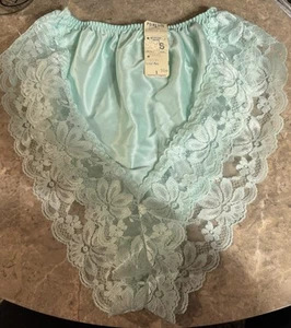 VINTAGE PROMISE POIRETTE HIGH CUT PANTYS ! BLUE. SMALL. NEW! - Picture 1 of 6