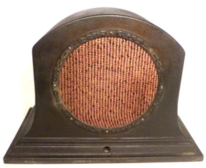 vIntage RCA RADIOLA  100A LOUDSPEAKER POT METAL SHELL  repurpose for lamps, etc - Picture 1 of 7