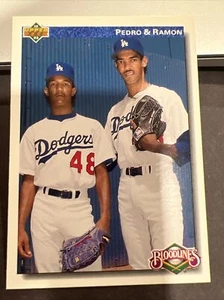 1992 Upper Deck Bloodlines Pedro Martinez Ramon Martinez #79 Rookie RC HOF - Picture 1 of 2