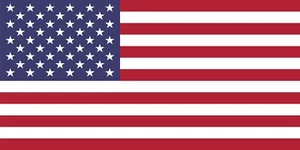 AMERICAN COUNTRY FLAG, STICKER, DECAL, 5YR VINYL, STATE FLAG - Picture 1 of 2
