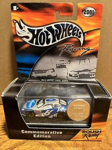 Hot Wheels Racing 2001 Commemorative Edition #06 Ford Mark Martin Roush Racing - Picture 1 of 3