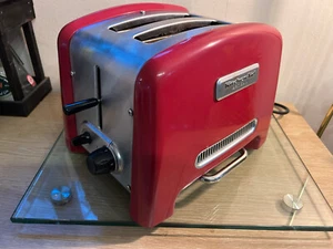 **KITCHENAID 2 SLICE TOASTER, 5KTT780BER, BERRY RED, GOOD CONDITION** - Picture 1 of 9