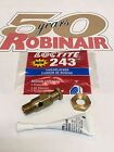 Robinair Vacuum Pump Drain Valve Stop Ring Loctite 243 Part 1 8 Npt Male