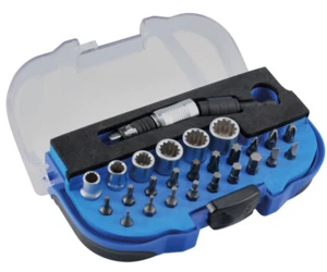 Off-Line 2 in 1 Set di Prese e Bit 26 Pezzi Kit Utensili 1/4" PZ Torx Esagonale Metrico - Foto 1 di 7