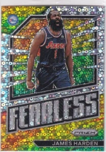 Panini Prizm NBA 2022-23 Nº 21 James Harden Fearless Disco Prizm - Imagen 1 de 2