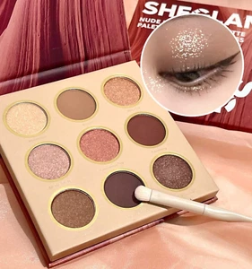 Sheglam NUDE BEGINNINGS Eyeshadow Palette Neutral Brown 9 Shades New & Authentic - Picture 1 of 5