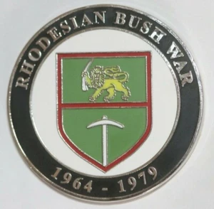 RHODESISCHE RHODESISCHE ARMEE BUSCHKRIEG SELOUS SCOUTS SPECIAL FORCES HERAUSFORDERUNGSMÜNZE - Bild 1 von 2