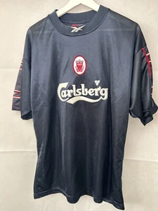 LIverpool FC 1998/2000 TRAINING FOOTBALL SHIRT Mens Medium Rare - Picture 1 of 7