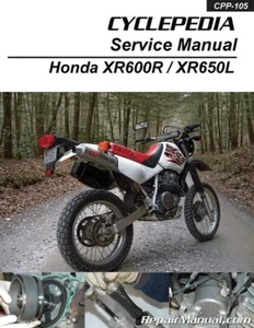 Honda XR600R XR650L Motorcycle Cyclepedia Printed Service Manual - Picture 1 of 1