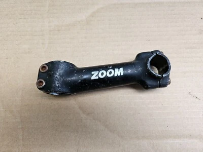 Vintage 90s ZOOM 1-1/8" Threadless 130mm Mountain Bike Stem 25.4mm Clamp Black - Image 1 of 4