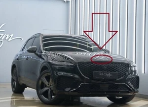 Front Hood Black version Wing emblem for 2022-2026 Genesis GV70 - Picture 1 of 7