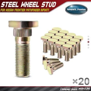 20x M12-1.25 Wheel Lug Bolt for Nissan Frontier 05-21 Pathfinder Altima INFINITI - Picture 1 of 8