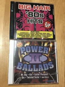 POWER BALLADS 2 II CD BRAND NEW SEALED RARE +BONUS Big Hair '80s Hits 2 CD SET ! - Picture 1 of 2