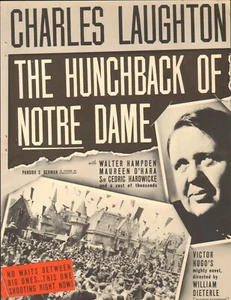 Movie ads from Motion Picture Herald 1939--Hunchback of Notre dame -----72 - Picture 1 of 2