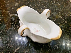 Syracuse china double handle gravy boat 50204 A gold trimmed - Picture 1 of 7