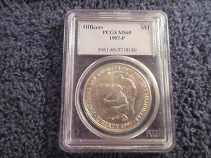 RARE 1997 P Law Enforcement Officers Silver Dollar PCGS MS69 28K MINTAGE ! - Picture 1 of 4