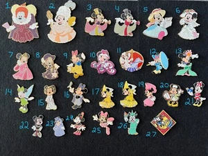 2001 bis 2011 versch. Minnie Mouse Pins - insgesamt 27 Pins zur Auswahl! - Bild 1 von 2