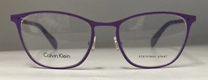 NEW CALVIN KLEIN CK5411 LIGHT PURPLE 500 ULTRA LIGHT STAINLESS STEEL EYEGLASSES - Picture 1 of 5